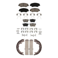 Transit Auto KCN-100084 Disc Brake Pad for 2002-2011 Honda Element, Honda CR-V - Front and Rear product image