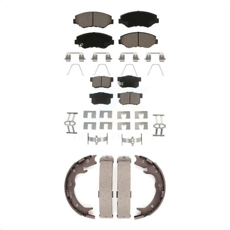 Transit Auto KCN-100084 Disc Brake Pad for 2002-2011 Honda Element, Honda CR-V - Front and Rear product image