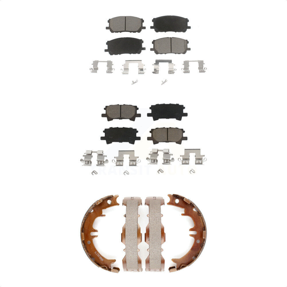 Transit Auto KCN-100088 Disc Brake Pad for 2004-2009 Lexus RX350, Lexus RX400h, Toyota Highlander & more - Front and Rear product image