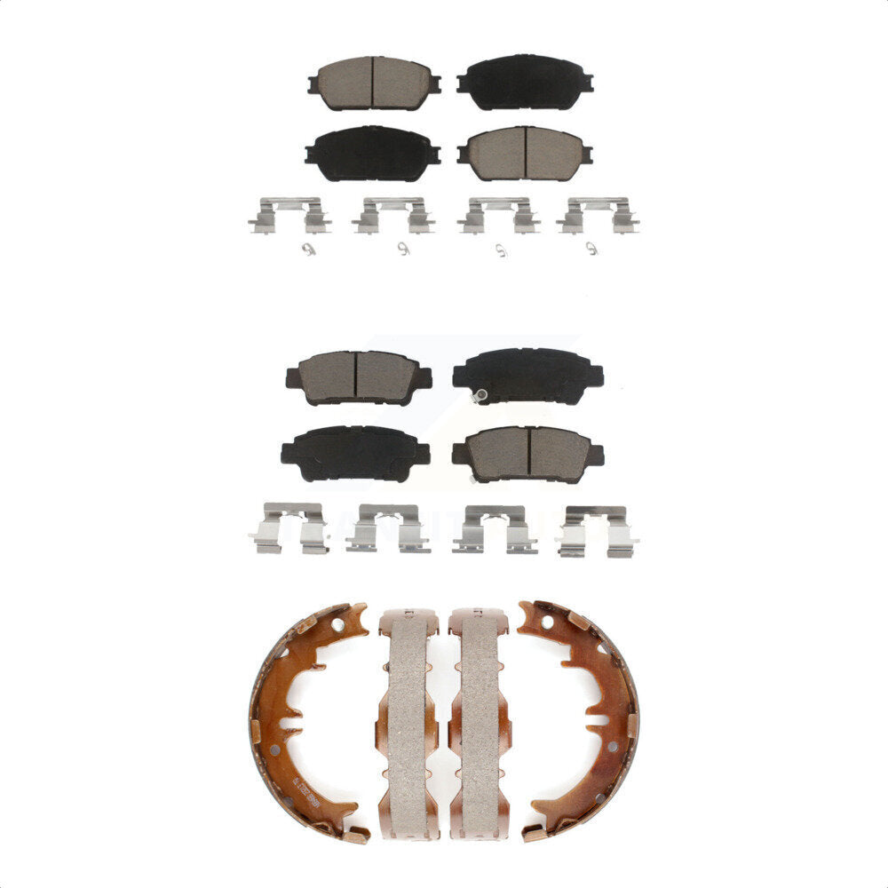 Transit Auto KCN-100089 Disc Brake Pad for 2004-2010 Toyota Sienna - Front and Rear product image