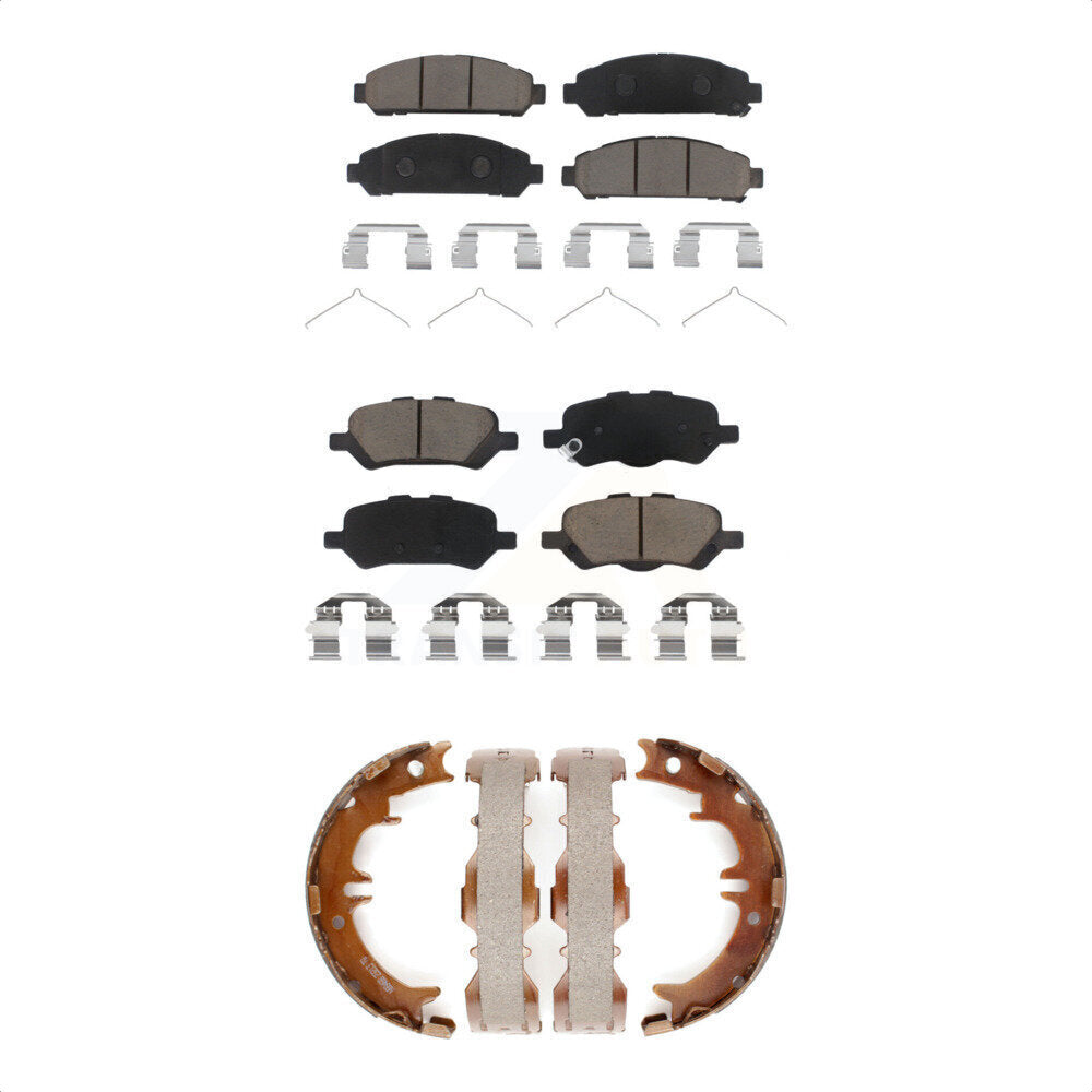 Transit Auto KCN-100090 Disc Brake Pad for 2009-2016 Toyota Venza - Front and Rear product image