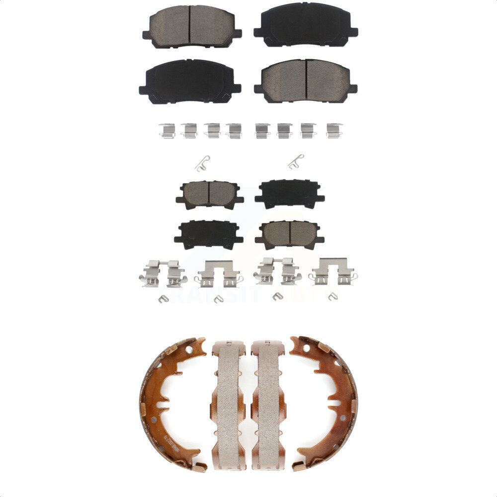 Transit Auto KCN-100091 Disc Brake Pad for 2004-2007 Toyota Highlander - Front and Rear product image