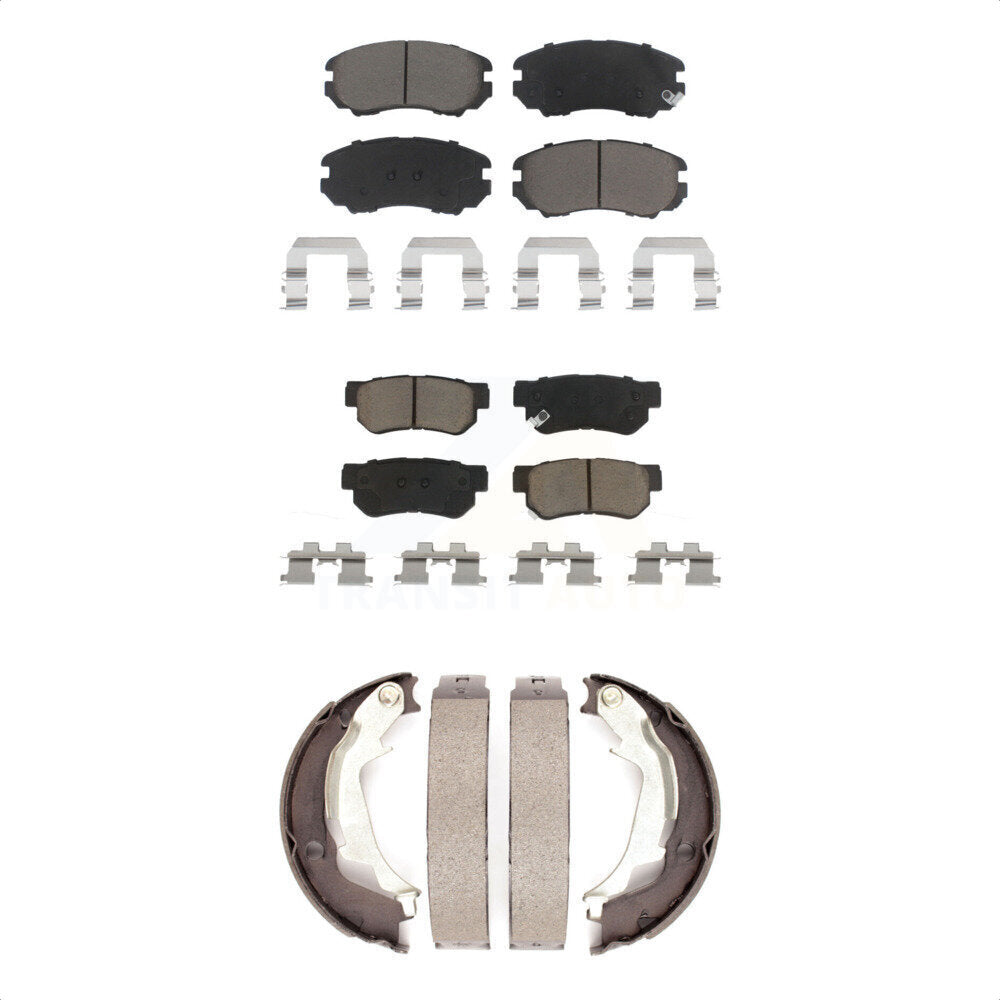 Transit Auto KCN-100092 Disc Brake Pad for 2003-2006 Hyundai Sonata, Kia Optima - Front and Rear product image