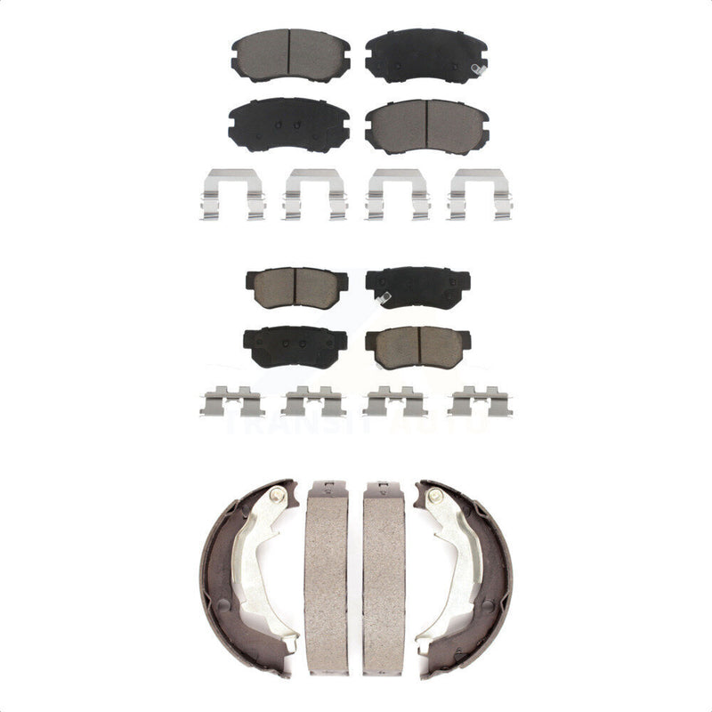 Transit Auto KCN-100092 Disc Brake Pad for 2003-2006 Hyundai Sonata, Kia Optima - Front and Rear product image