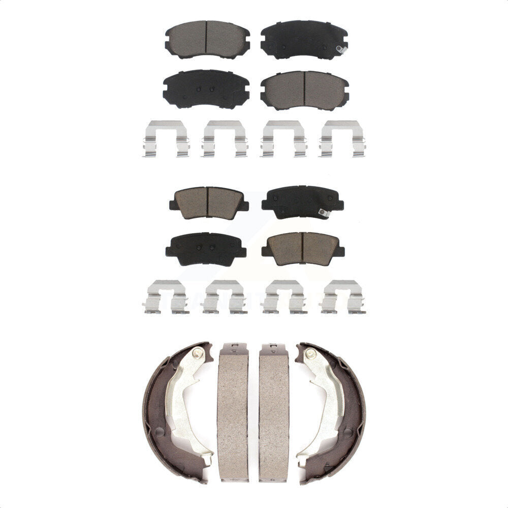 Transit Auto KCN-100094 Disc Brake Pad for 2010-2013 Kia Soul - Front and Rear product image