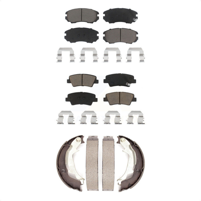 Transit Auto KCN-100094 Disc Brake Pad for 2010-2013 Kia Soul - Front and Rear product image