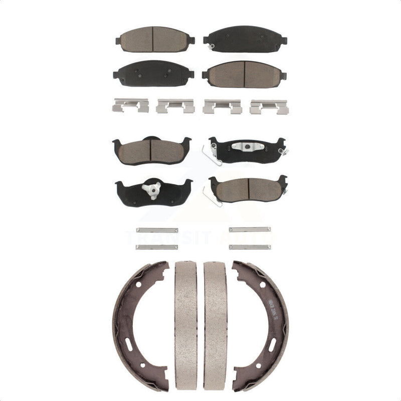Transit Auto KCN-100096 Disc Brake Pad for 2005-2010 Jeep Grand Cherokee, Jeep Commander - Front and Rear product image