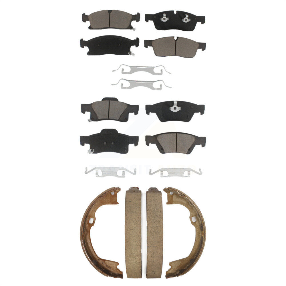 Transit Auto KCN-100099 Disc Brake Pad for 2011-2022 Jeep Grand Cherokee WK, Dodge Durango, Jeep Grand Cherokee - Front and Rear product image