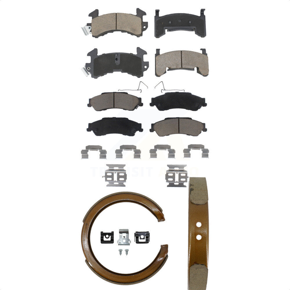 Transit Auto KCN-100101 Disc Brake Pad for 1998-2002 Chevrolet S10, GMC Sonoma - Front and Rear product image