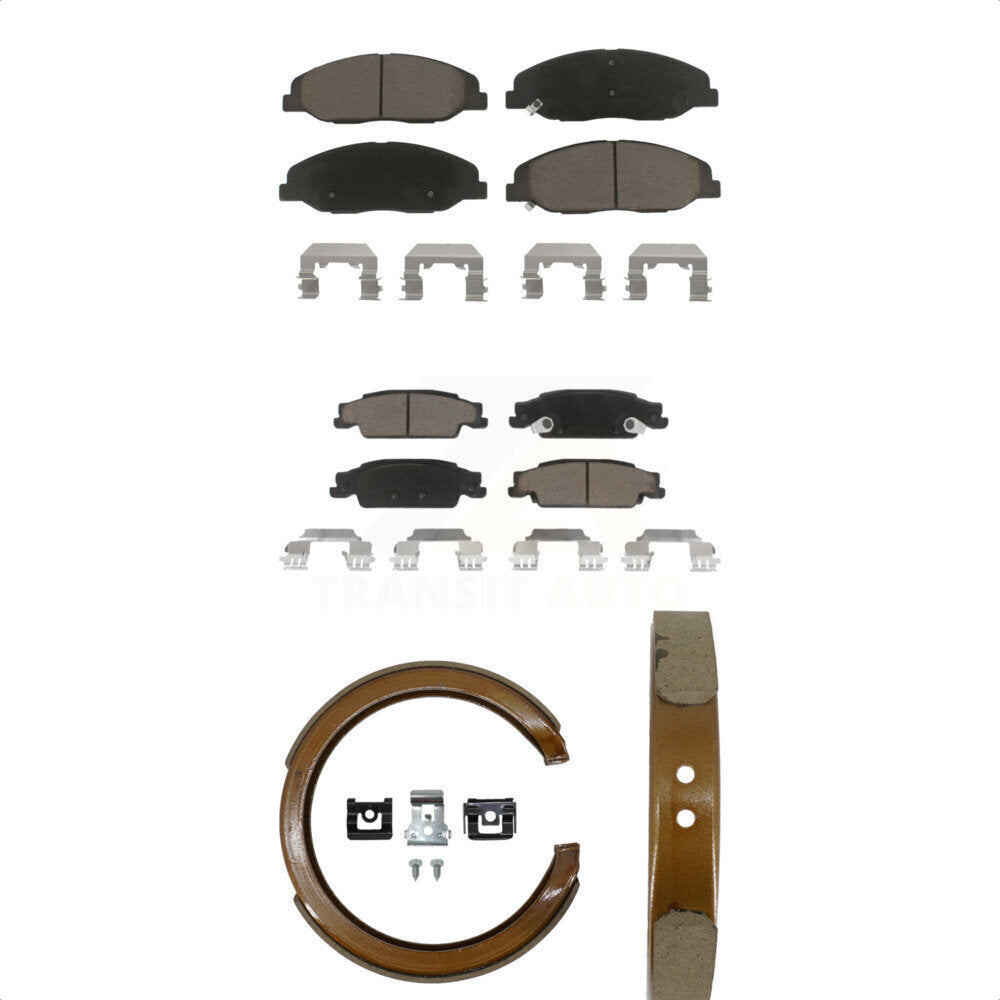 Transit Auto KCN-100104 Disc Brake Pad for 2009-2011 Cadillac STS - Front and Rear product image