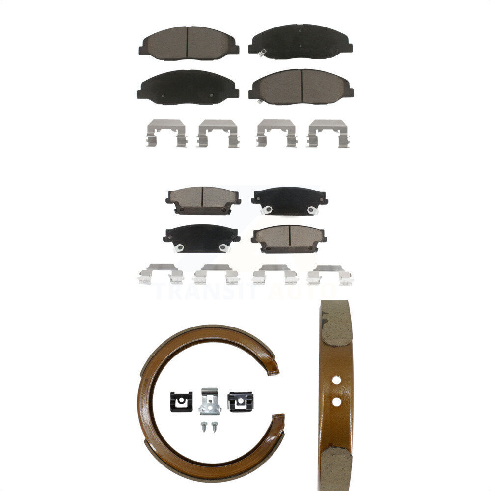 Transit Auto KCN-100105 Disc Brake Pad for 2009-2011 Cadillac STS - Front and Rear product image