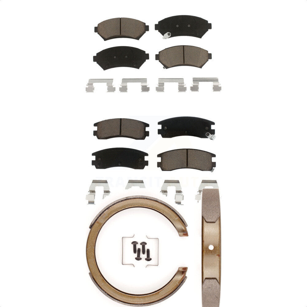 Transit Auto KCN-100108 Disc Brake Pad for 1997-2005 Buick Century, Chevrolet Venture, Chevrolet Impala & more - Front and Rear product image