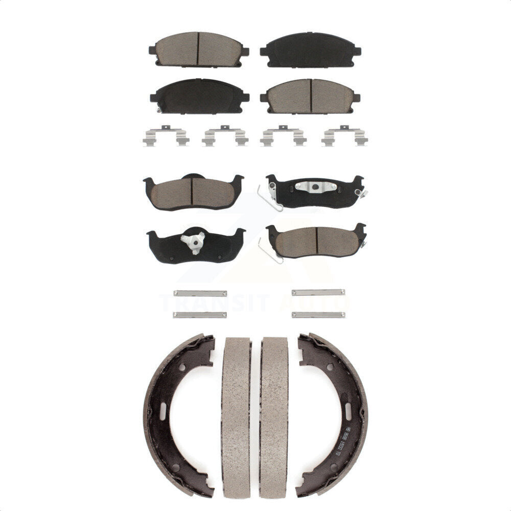 Transit Auto KCN-100110 Disc Brake Pad for 2004 Nissan Pathfinder - Front and Rear product image