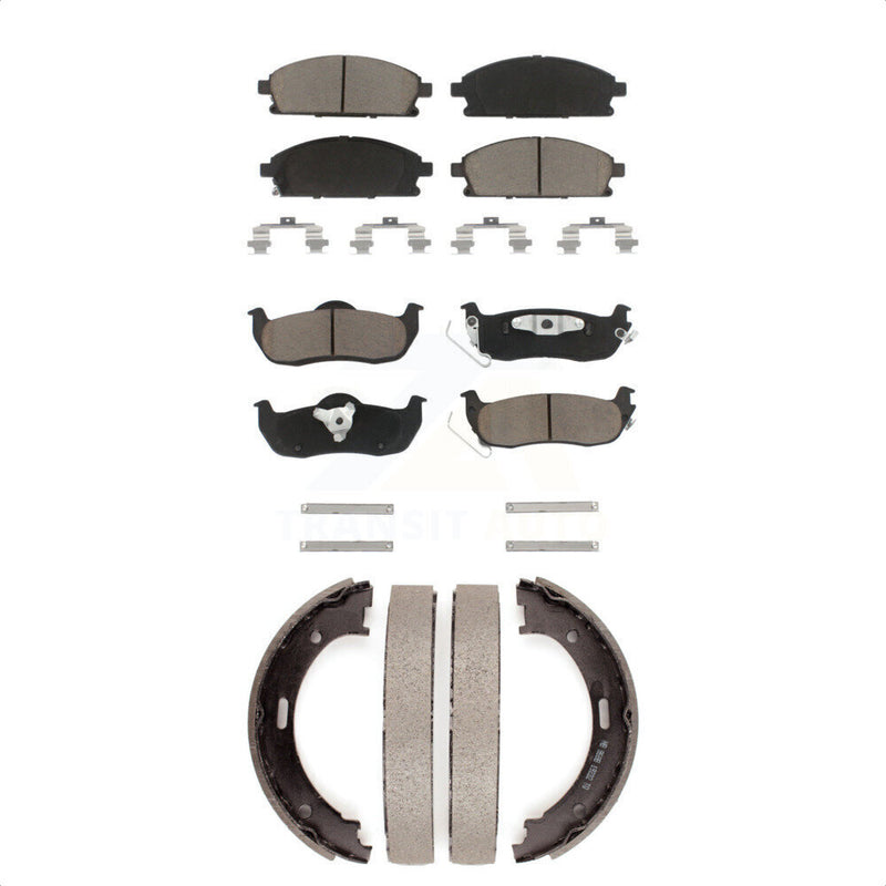 Transit Auto KCN-100110 Disc Brake Pad for 2004 Nissan Pathfinder - Front and Rear product image