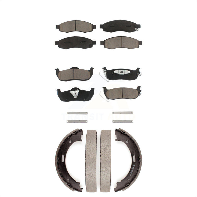 Transit Auto KCN-100111 Disc Brake Pad for 2004-2007 Nissan Armada, INFINITI QX56, Nissan TITAN - Front and Rear product image