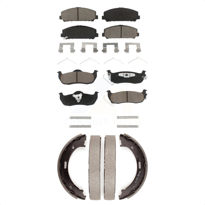 Transit Auto KCN-100112 Disc Brake Pad for 2006-2014 Nissan TITAN, Nissan Armada - Front and Rear product image