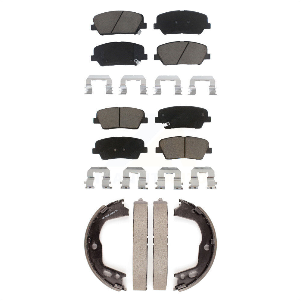 Transit Auto KCN-100113 Disc Brake Pad for 2010-2016 Hyundai Genesis Coupe - Front and Rear product image