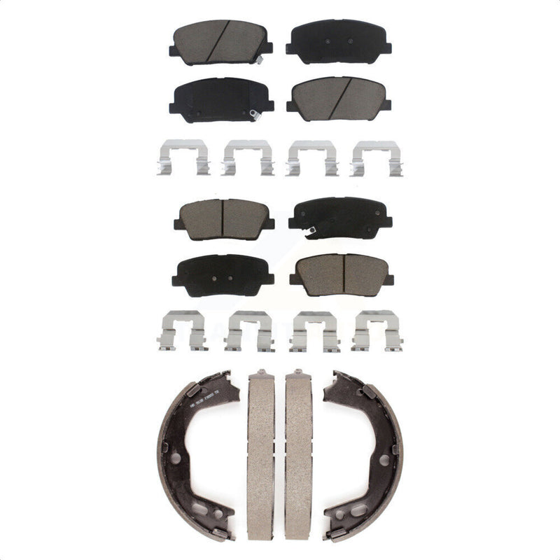 Transit Auto KCN-100113 Disc Brake Pad for 2010-2016 Hyundai Genesis Coupe - Front and Rear product image