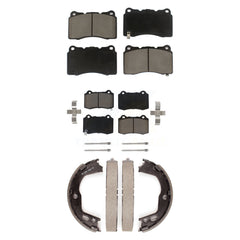 Transit Auto KCN-100114 Disc Brake Pad for 2010-2016 Hyundai Genesis Coupe - Front and Rear product image
