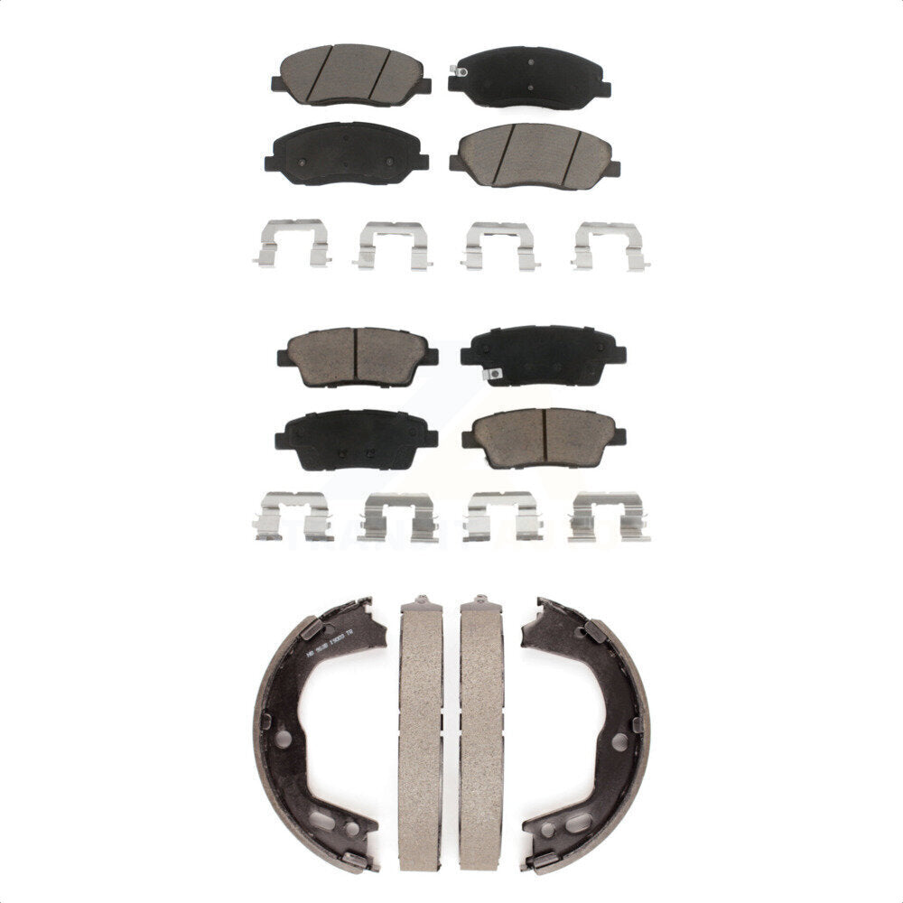 Transit Auto KCN-100115 Disc Brake Pad for 2010-2012 Hyundai Genesis - Front and Rear product image