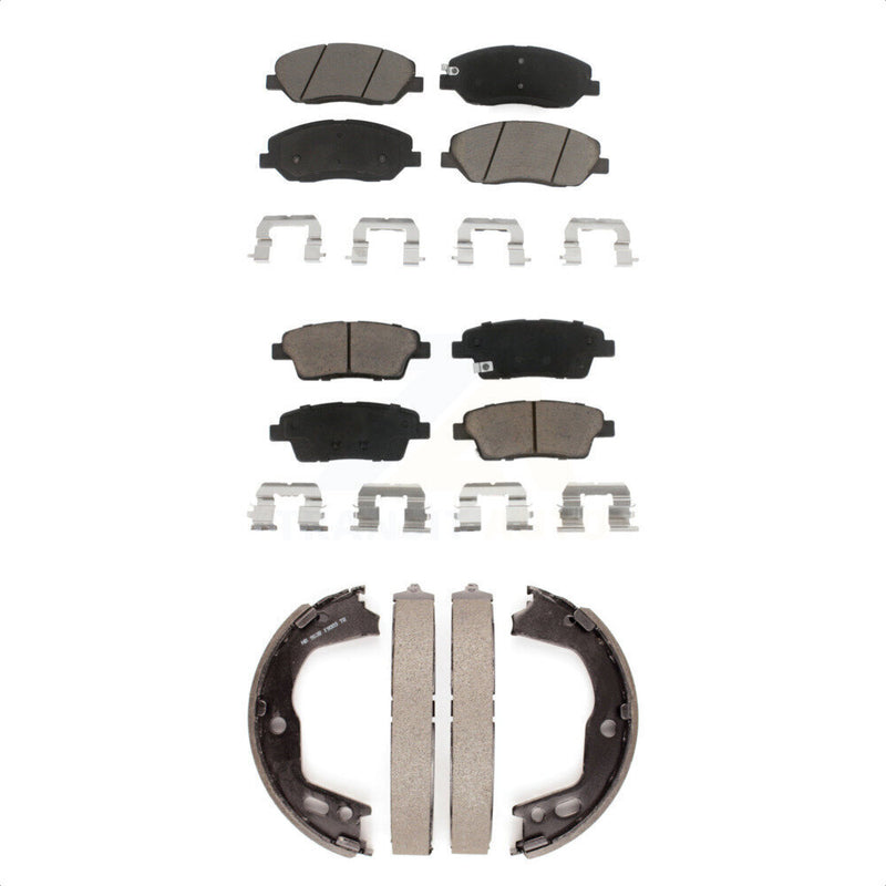 Transit Auto KCN-100115 Disc Brake Pad for 2010-2012 Hyundai Genesis - Front and Rear product image