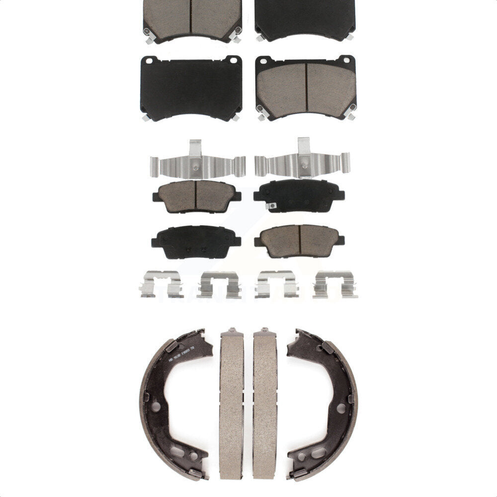 Transit Auto KCN-100116 Disc Brake Pad for 2010-2014 Hyundai Genesis - Front and Rear product image