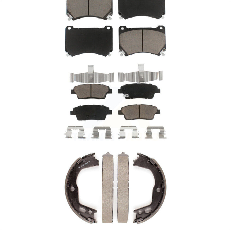 Transit Auto KCN-100116 Disc Brake Pad for 2010-2014 Hyundai Genesis - Front and Rear product image