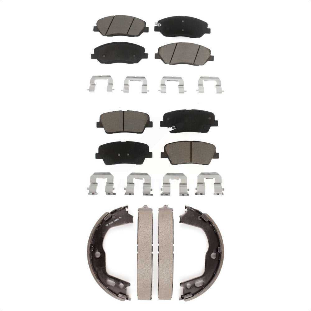 Transit Auto KCN-100117 Disc Brake Pad for 2009-2010 Hyundai Genesis - Front and Rear product image