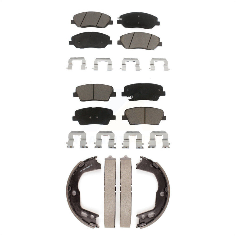 Transit Auto KCN-100117 Disc Brake Pad for 2009-2010 Hyundai Genesis - Front and Rear product image