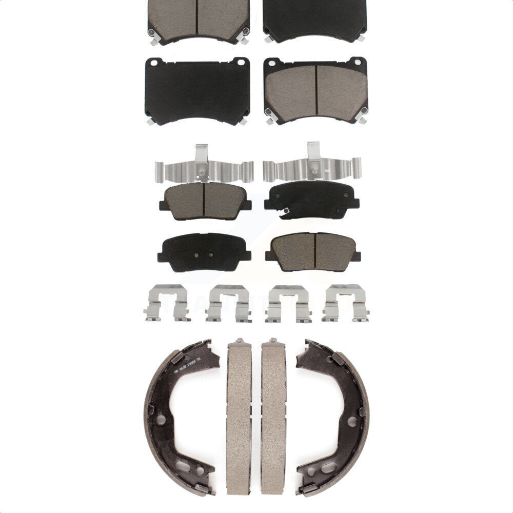 Transit Auto KCN-100118 Disc Brake Pad for 2009-2011 Hyundai Equus, Hyundai Genesis - Front and Rear product image