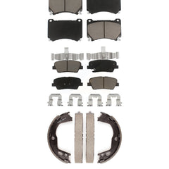 Transit Auto KCN-100118 Disc Brake Pad for 2009-2011 Hyundai Equus, Hyundai Genesis - Front and Rear product image