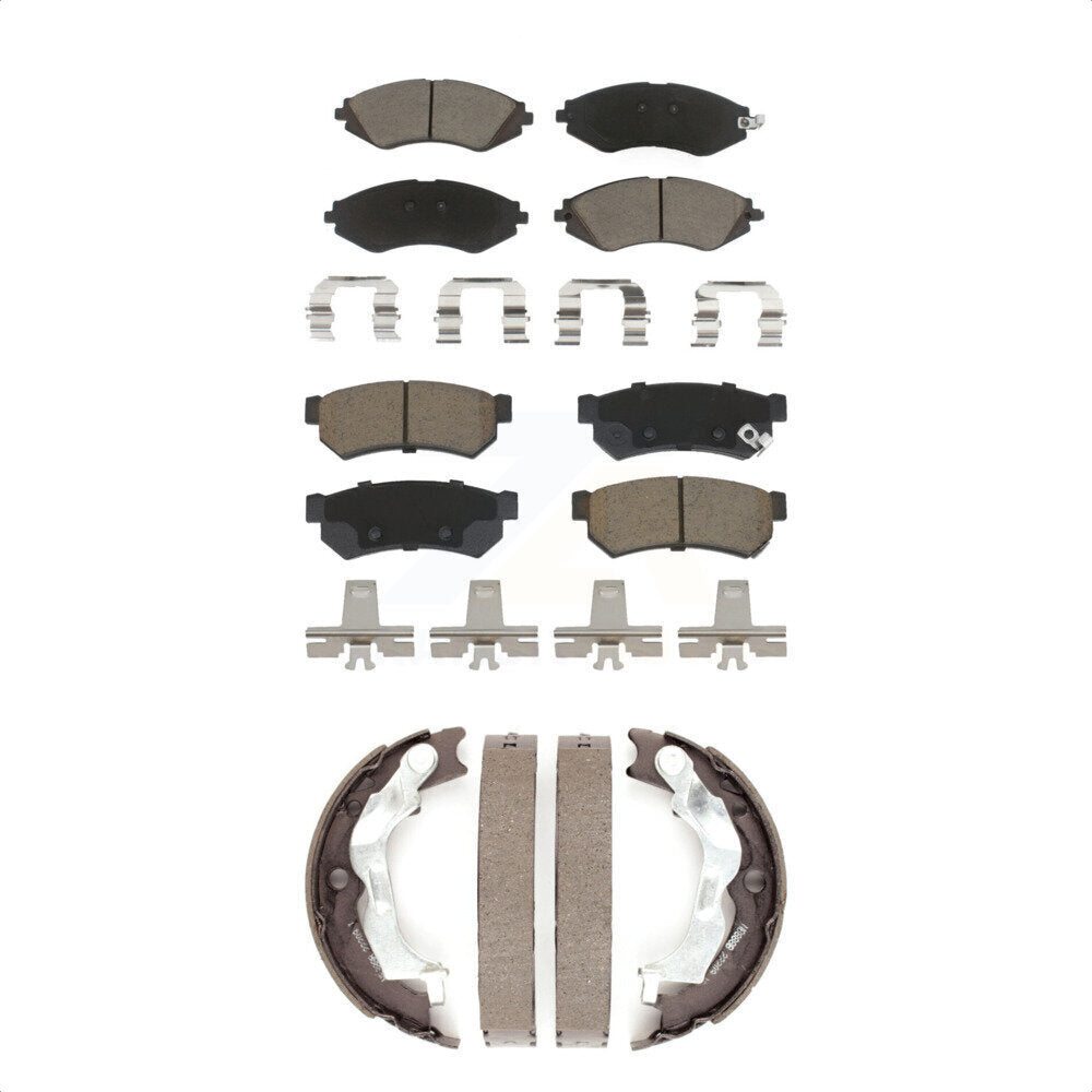 Transit Auto KCN-100120 Disc Brake Pad for 2014-2015 Chevrolet Spark EV - Front and Rear product image