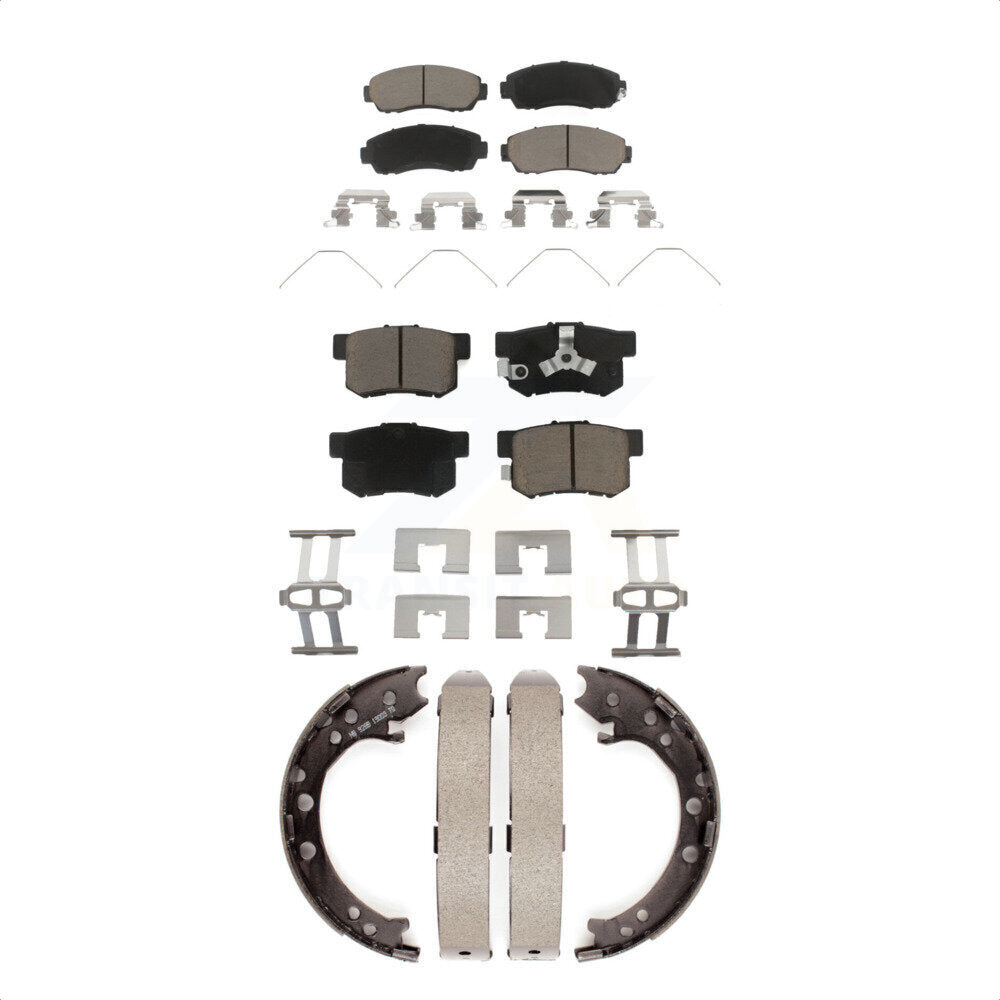 Transit Auto KCN-100124 Disc Brake Pad for 2012-2016 Honda CR-V - Front and Rear product image