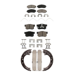 Transit Auto KCN-100124 Disc Brake Pad for 2012-2016 Honda CR-V - Front and Rear product image