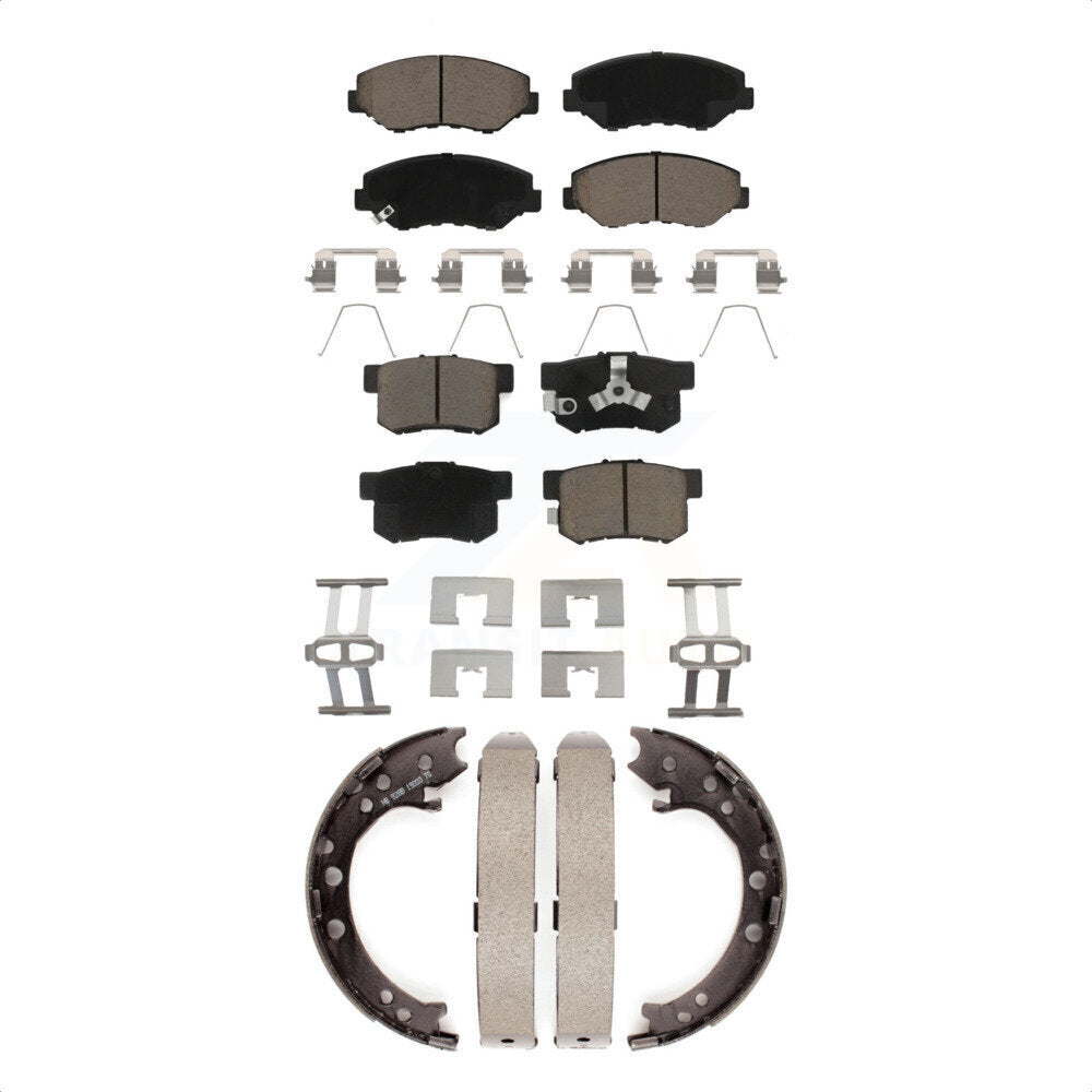 Transit Auto KCN-100125 Disc Brake Pad for 2012-2016 Honda CR-V - Front and Rear product image