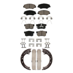 Transit Auto KCN-100125 Disc Brake Pad for 2012-2016 Honda CR-V - Front and Rear product image