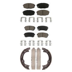 Transit Auto KCN-100128 Disc Brake Pad for 2009-2011 Hyundai Elantra - Front and Rear product image