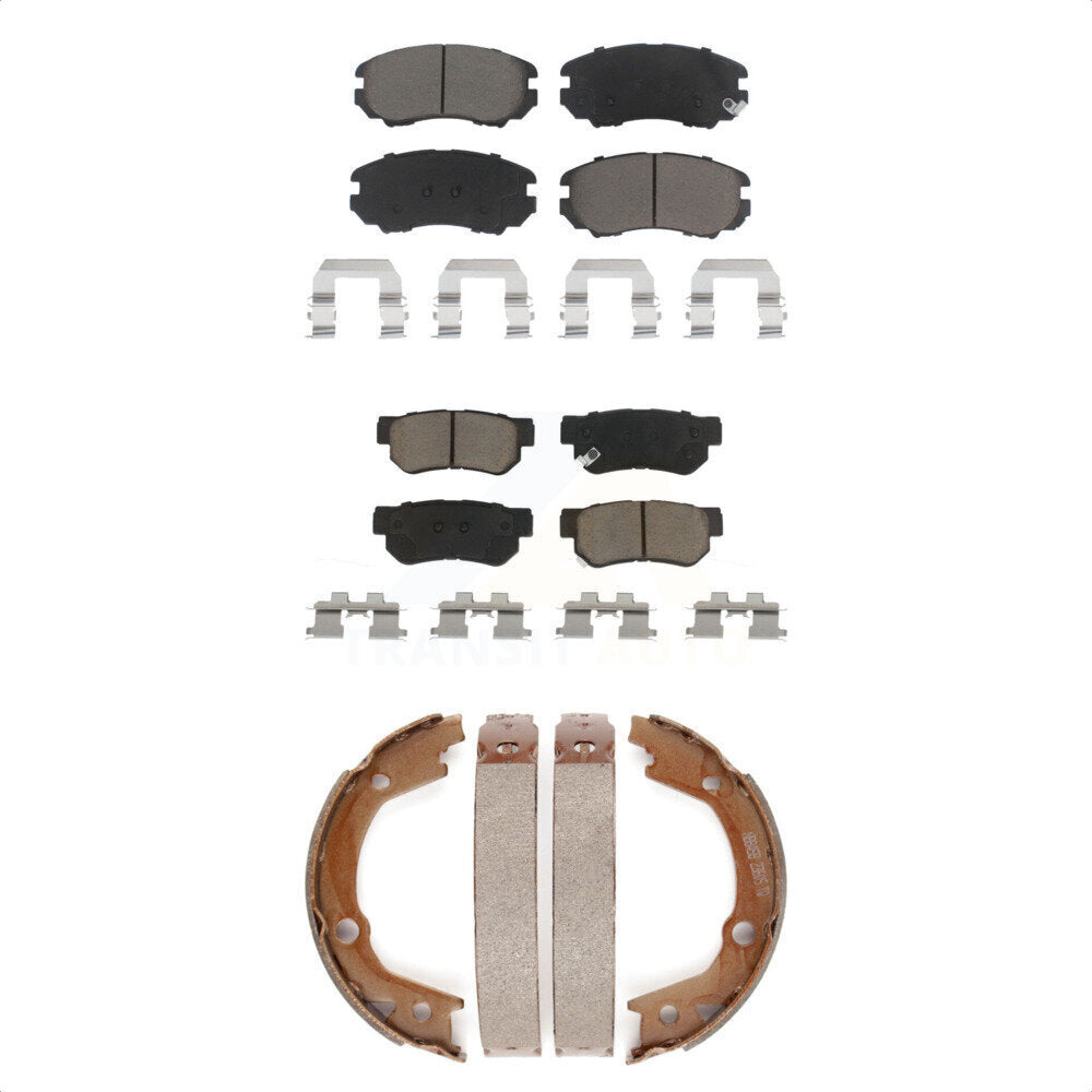 Transit Auto KCN-100129 Disc Brake Pad for 2005-2010 Hyundai Elantra, Hyundai Sonata, Kia Optima & more - Front and Rear product image