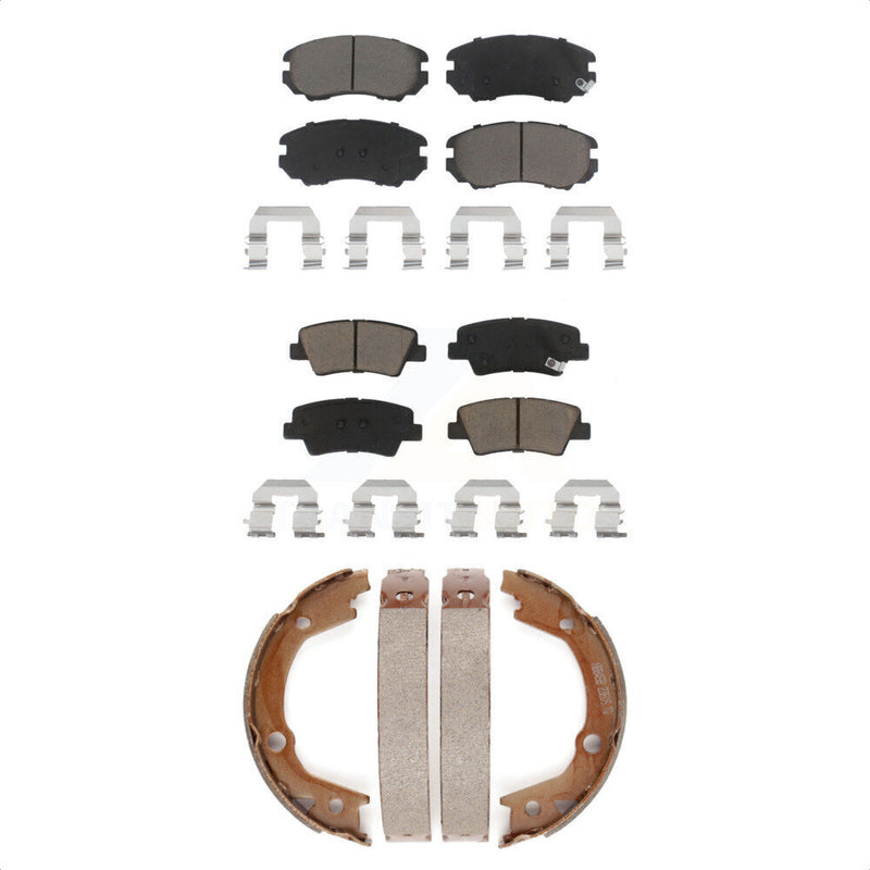 Transit Auto KCN-100130 Disc Brake Pad for 2008-2010 Hyundai Elantra, Hyundai Sonata - Front and Rear product image