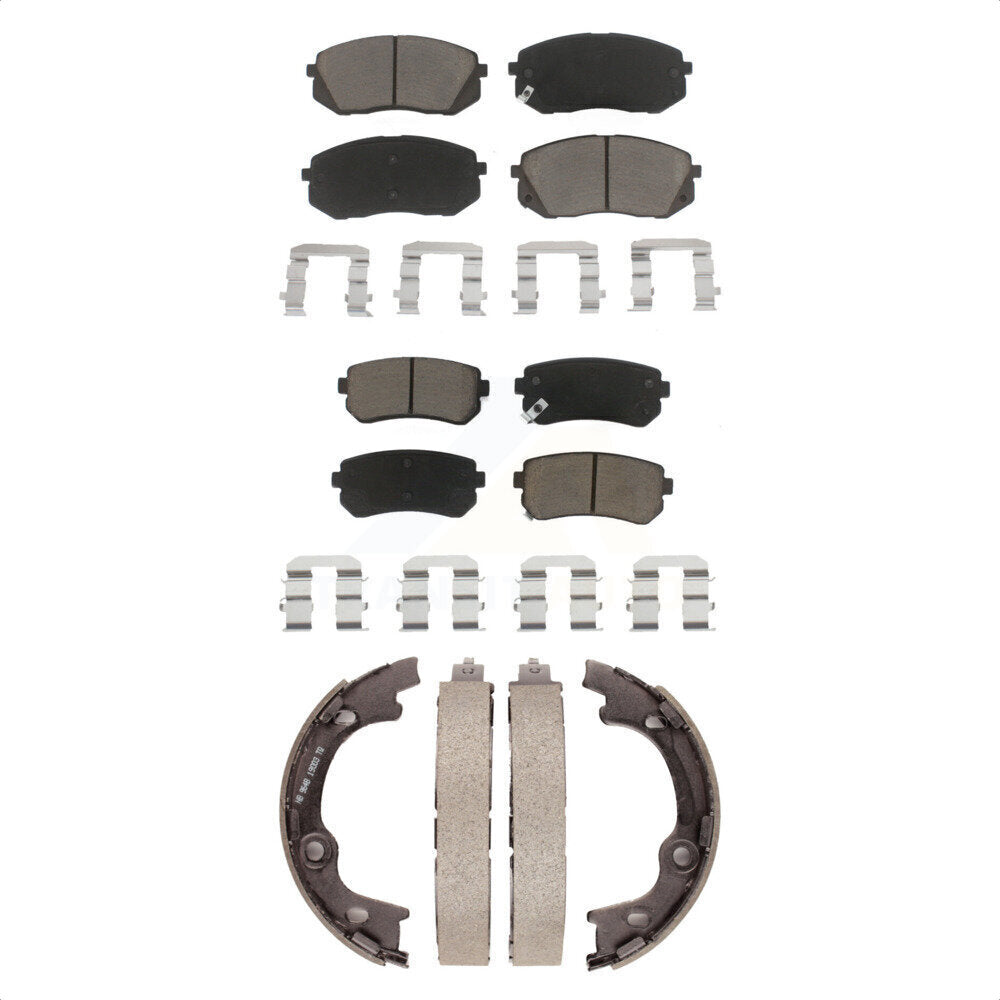 Transit Auto KCN-100132 Disc Brake Pad for 2013-2015 Hyundai Tucson - Front and Rear product image
