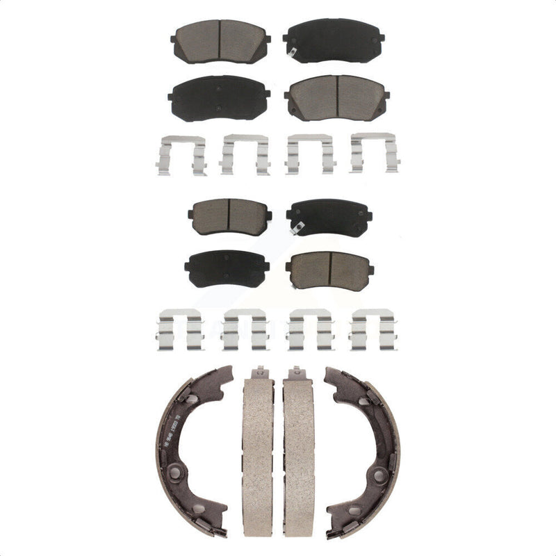 Transit Auto KCN-100132 Disc Brake Pad for 2013-2015 Hyundai Tucson - Front and Rear product image