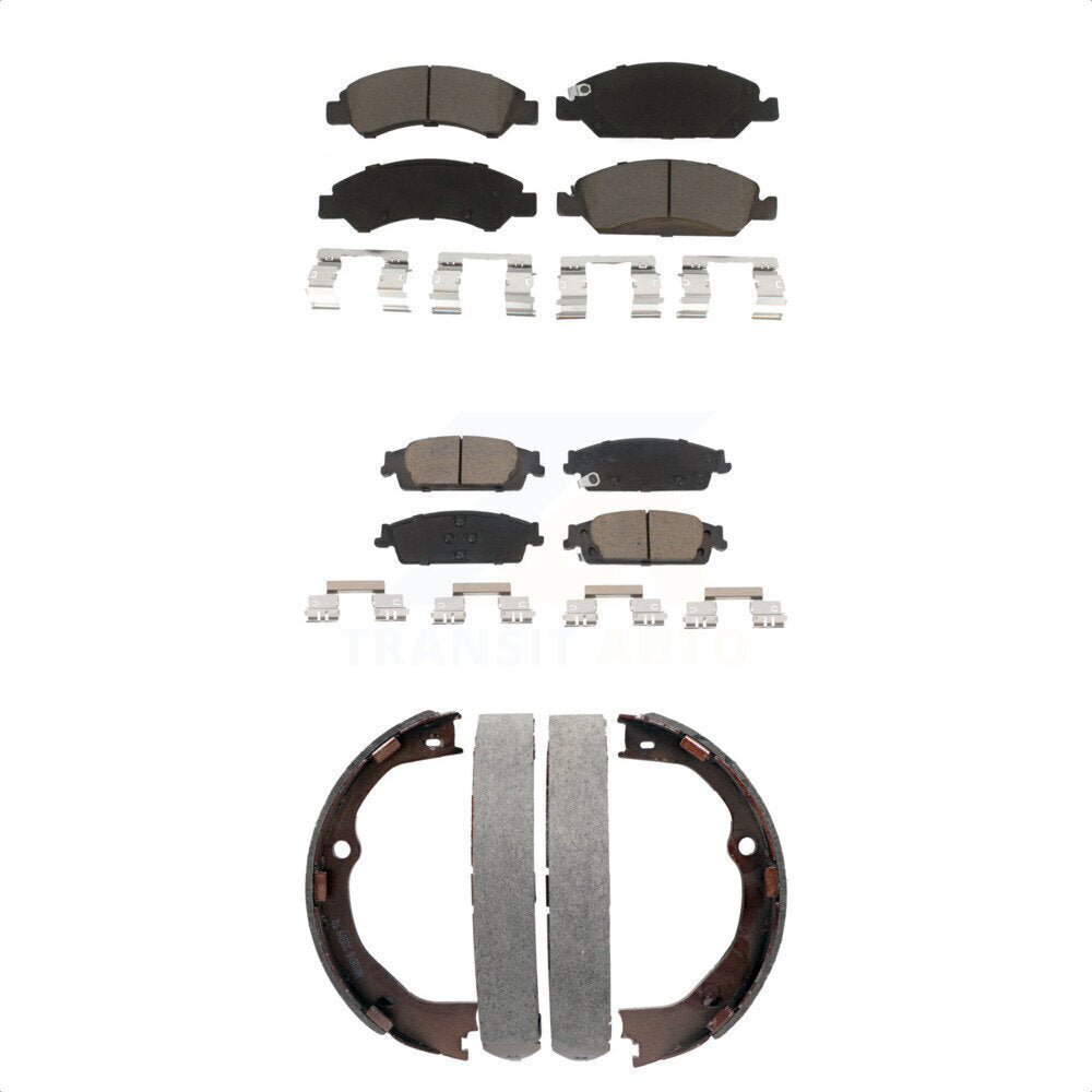 Transit Auto KCN-100133 Disc Brake Pad for 2014-2020 Chevrolet Silverado 1500 LD, GMC Sierra 1500 Limited, GMC Yukon XL & more - Front and Rear product image