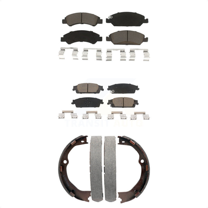Transit Auto KCN-100133 Disc Brake Pad for 2014-2020 Chevrolet Silverado 1500 LD, GMC Sierra 1500 Limited, GMC Yukon XL & more - Front and Rear product image