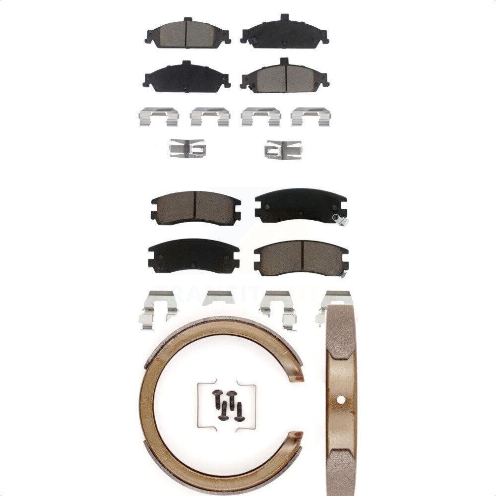 Transit Auto KCN-100136 Disc Brake Pad for 1999-2005 Oldsmobile Alero, Pontiac Grand Am - Front and Rear product image