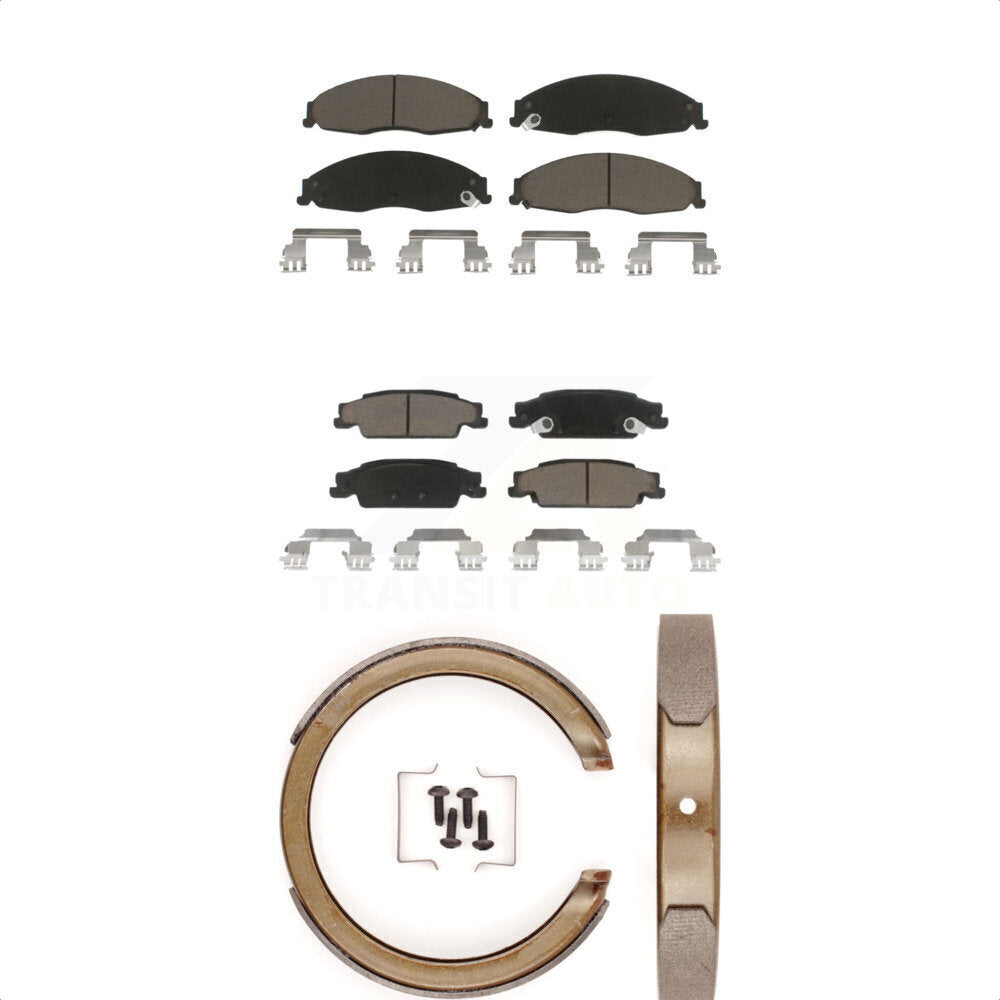 Transit Auto KCN-100139 Disc Brake Pad for 2005-2008 Cadillac STS - Front and Rear product image