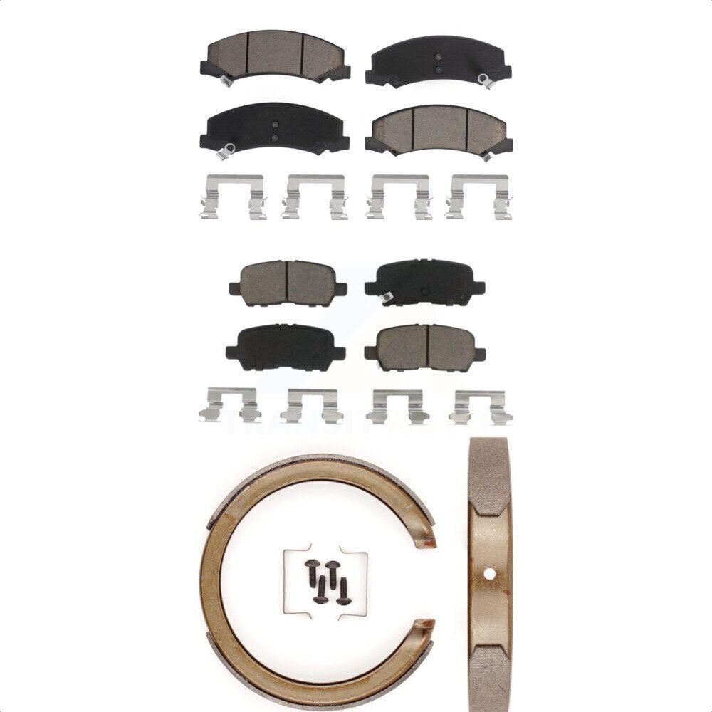 Transit Auto KCN-100140 Disc Brake Pad for 2010 Chevrolet Impala - Front and Rear product image