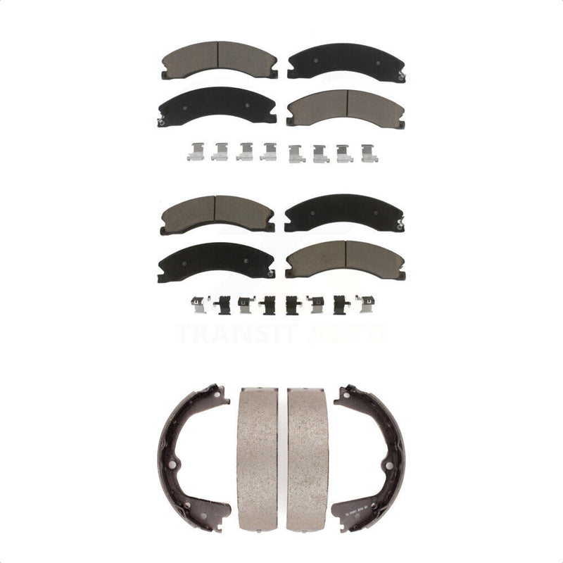 Transit Auto KCN-100143 Disc Brake Pad for 2012-2019 Nissan TITAN XD, Nissan NV1500, Nissan NV2500 & more - Front and Rear product image