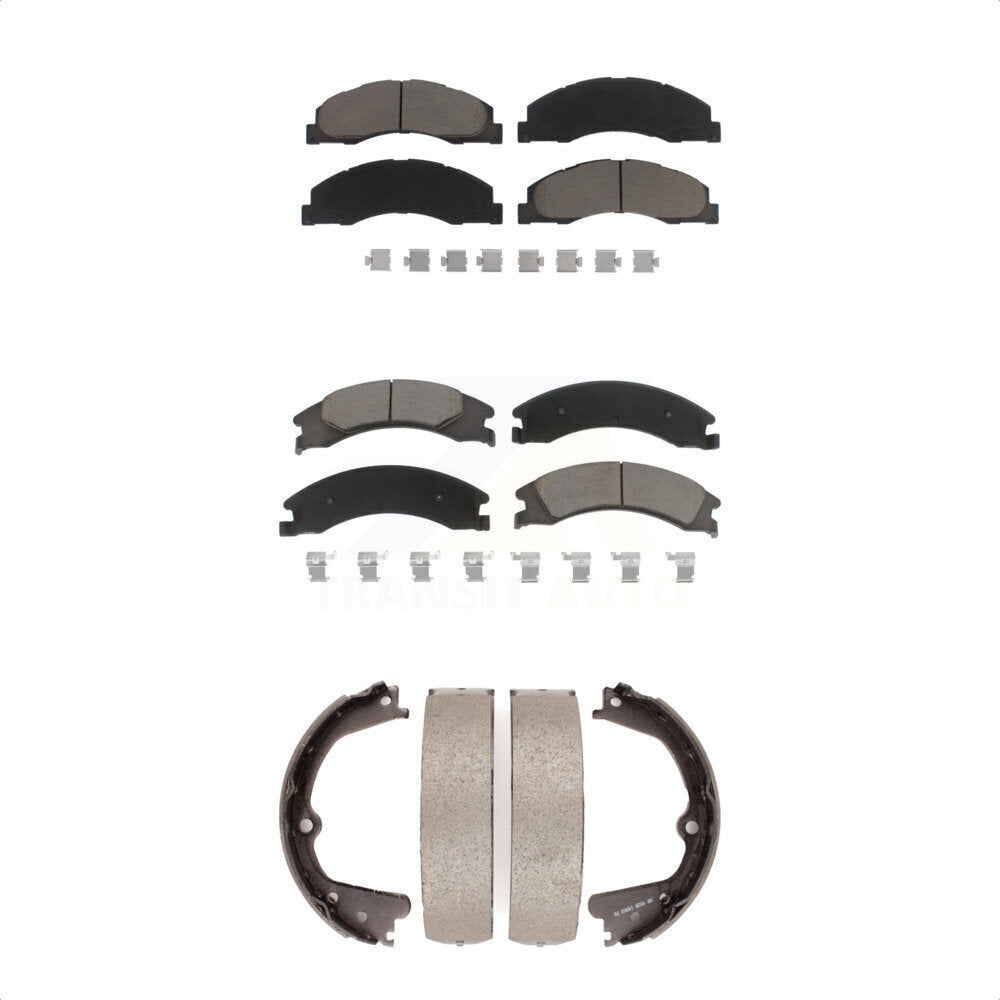 Transit Auto KCN-100144 Disc Brake Pad for 2008-2023 Ford E-350 Super Duty, Ford E-450 Super Duty, Ford E-150 & more - Front and Rear product image