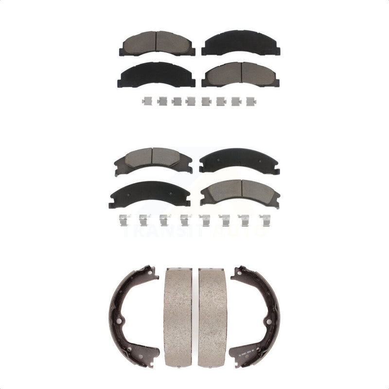 Transit Auto KCN-100144 Disc Brake Pad for 2008-2023 Ford E-350 Super Duty, Ford E-450 Super Duty, Ford E-150 & more - Front and Rear product image