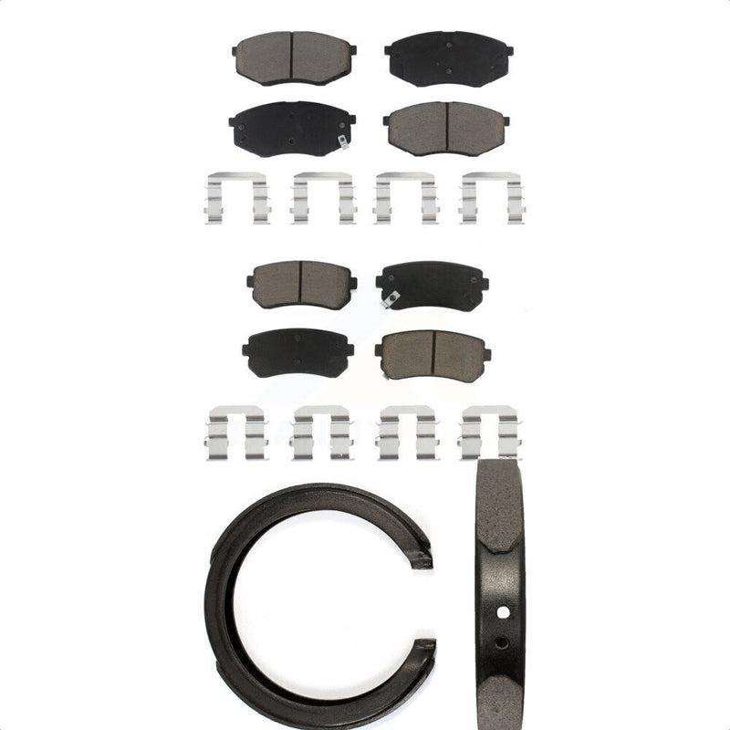 Transit Auto KCN-100145 Disc Brake Pad for 2011 Kia Sportage - Front and Rear product image